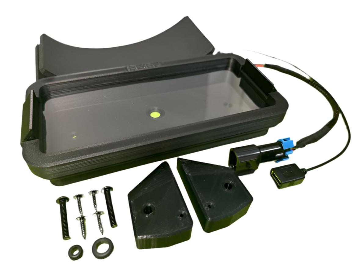 Coffret de protection de téléphone cellulaire NGNP Carbone pour Polaris RMK Matryx
