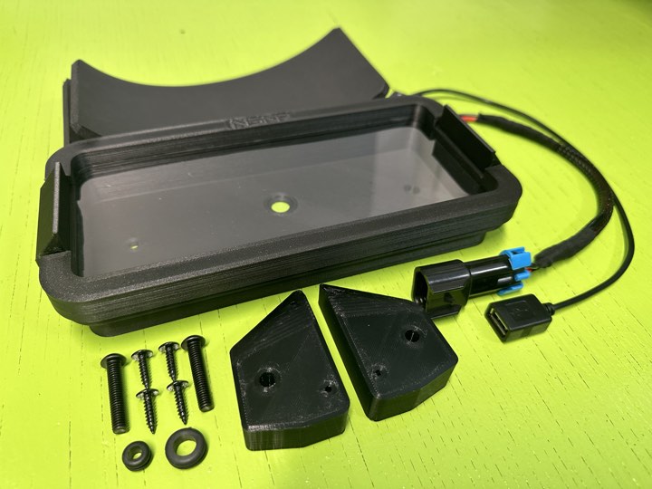 Coffret de protection de téléphone cellulaire NGNP Carbone pour Polaris RMK Matryx
